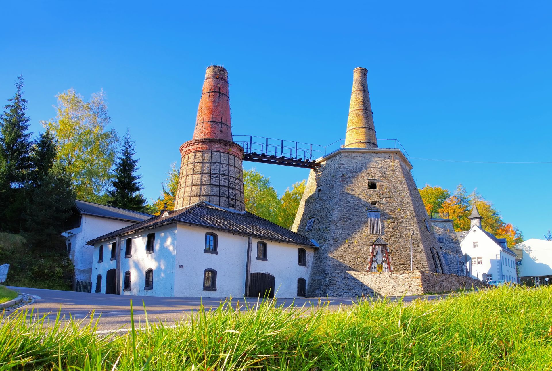 Lengefeld Kalkwerk im Erzgebirge - lime works in the Erzgebirge