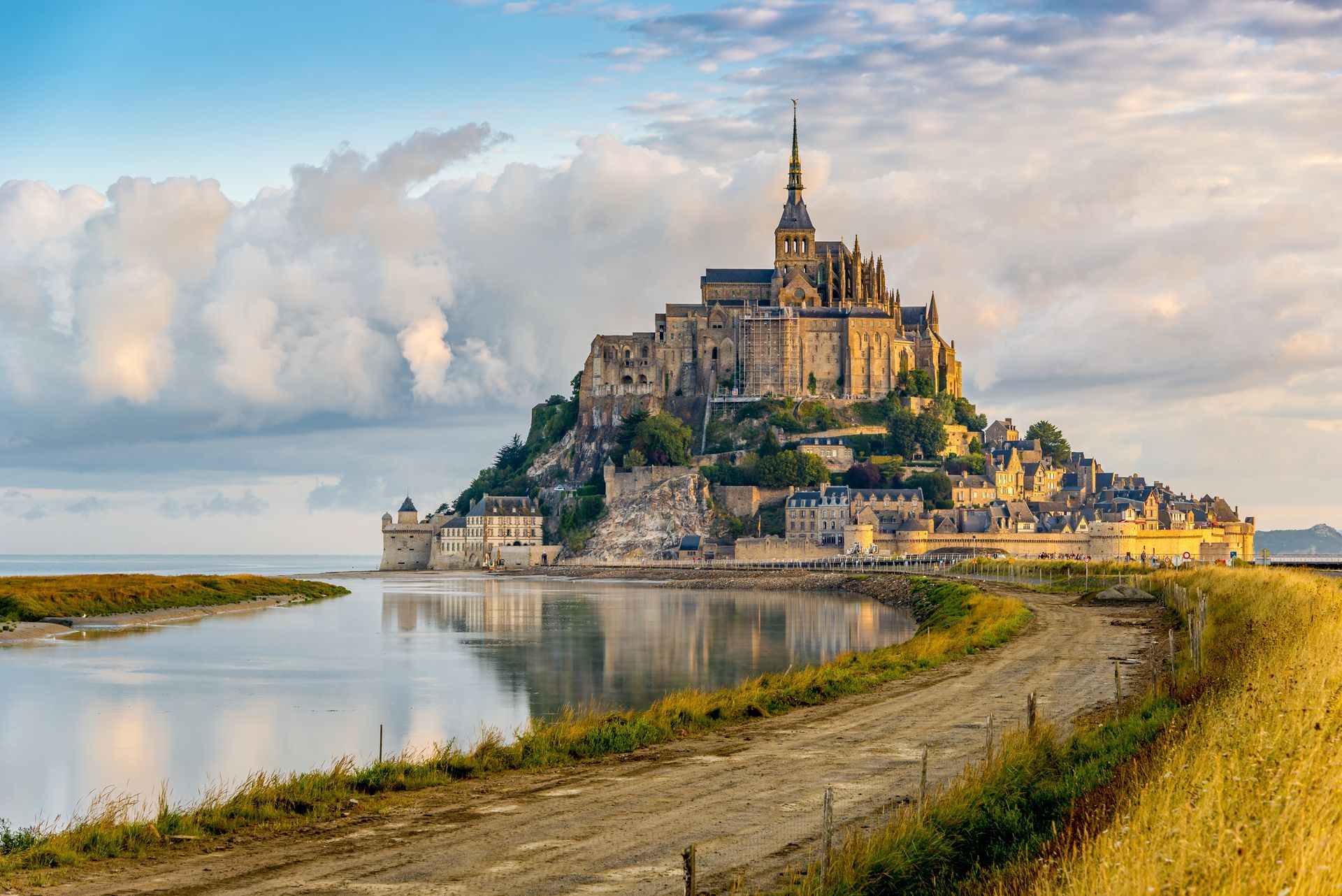 Mont Saint-Michel in morning light