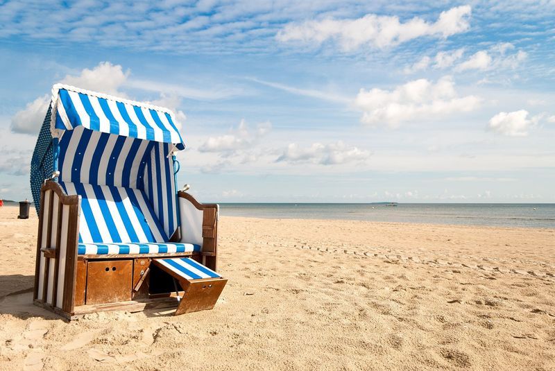 Sommerstrandkorb quer