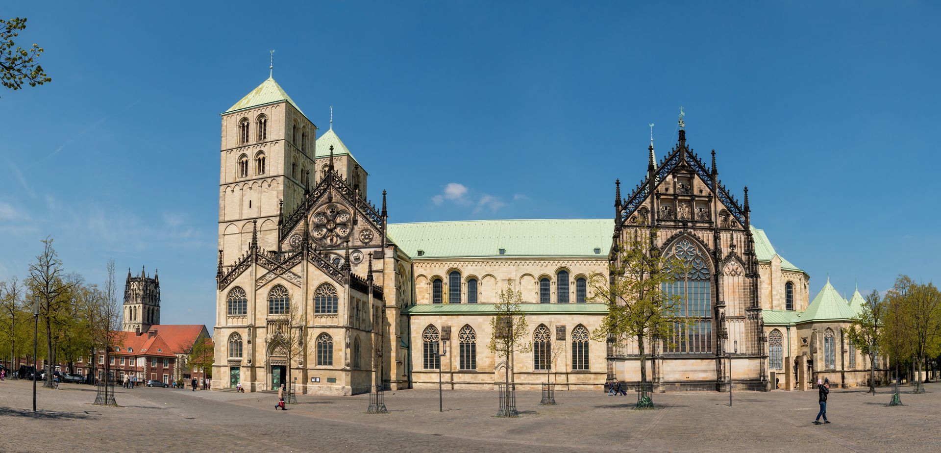 St. Paulusdom Panorama, Münster in Nordrhein-Westfalen