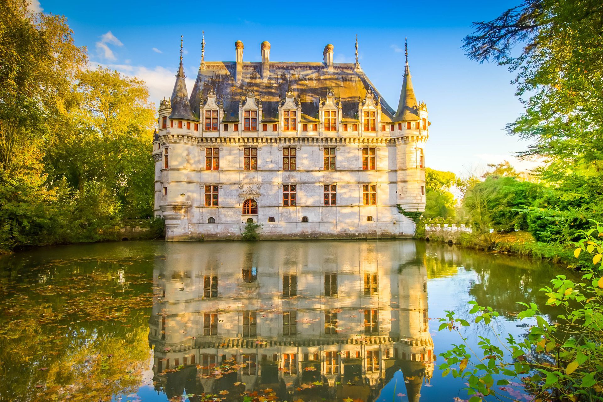 Azay-le-Rideau castle, France